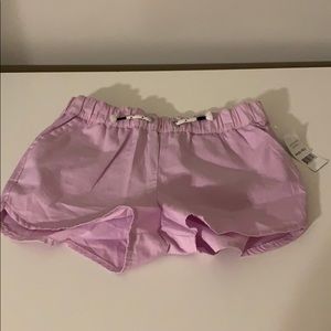 Girls purple shorts